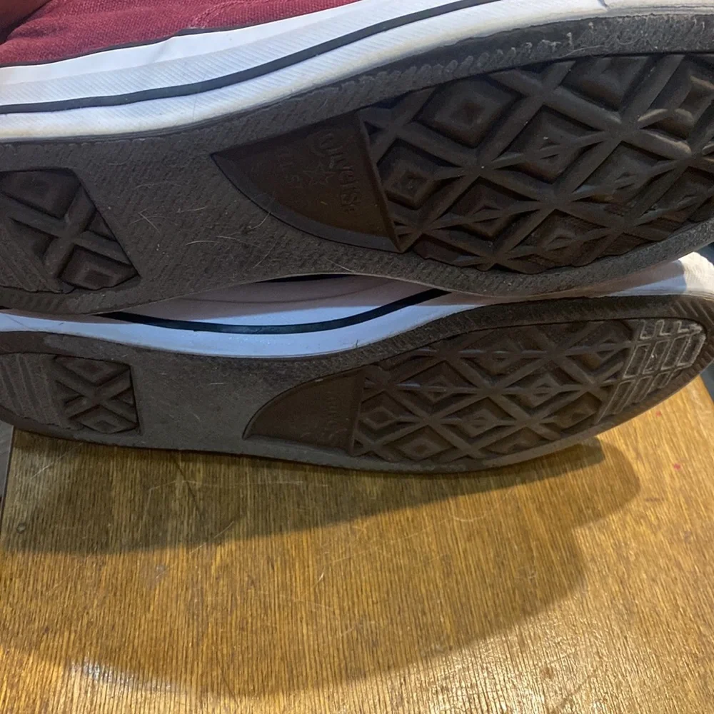Converse All Stars Chucks Slip in Burgundy Sneakers - Picture 11 of 11